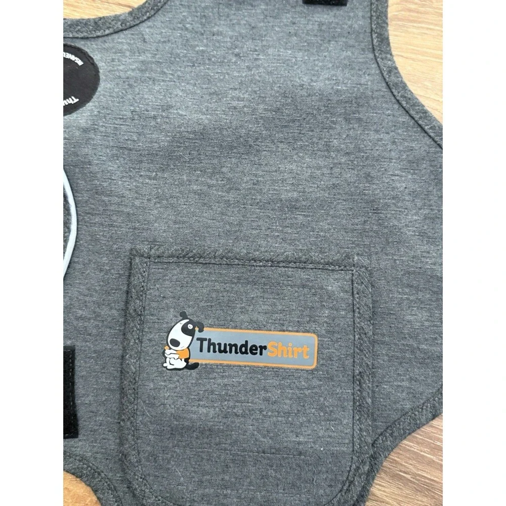 ThunderShirt Dog Anxiety Calming Vest/Wrap, Classic Gray, Size XS